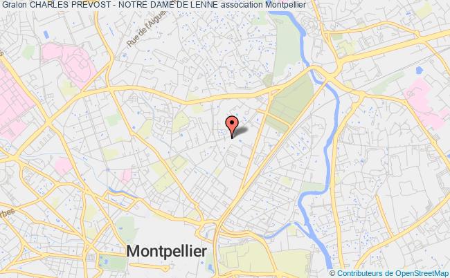 plan association Charles Prevost - Notre Dame De Lenne Montpellier