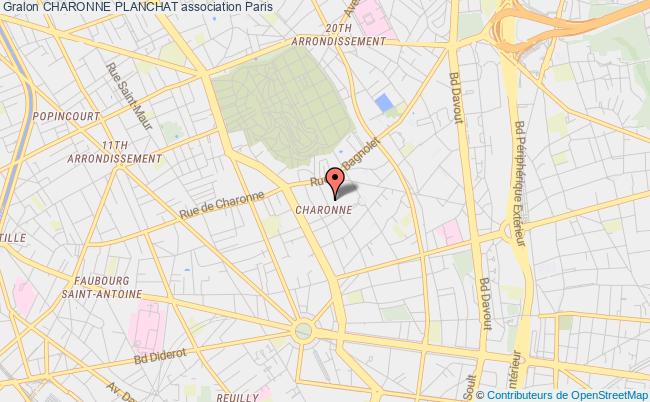 plan association Charonne Planchat Paris