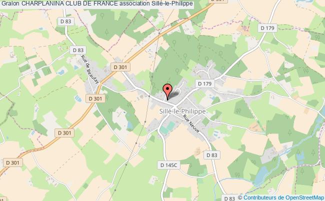 plan association Charplanina Club De France Sillé-le-Philippe