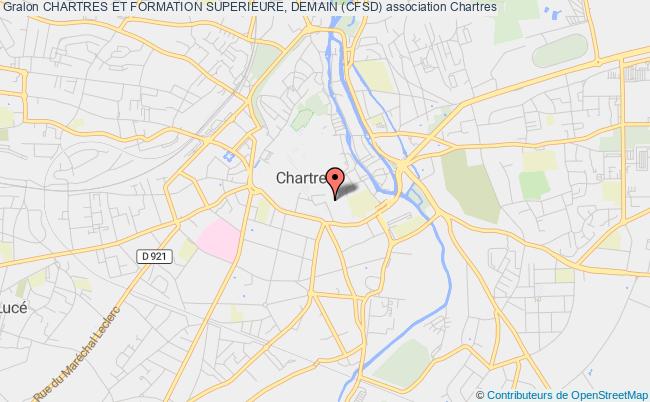 plan association Chartres Et Formation Superieure, Demain (cfsd) Chartres