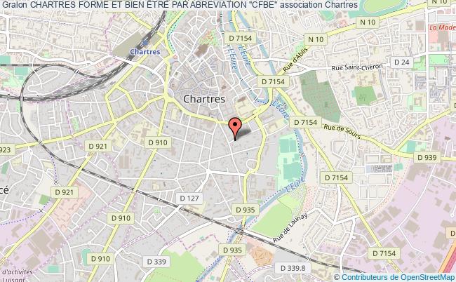 plan association Chartres Forme Et Bien Être Par Abreviation "cfbe" Chartres