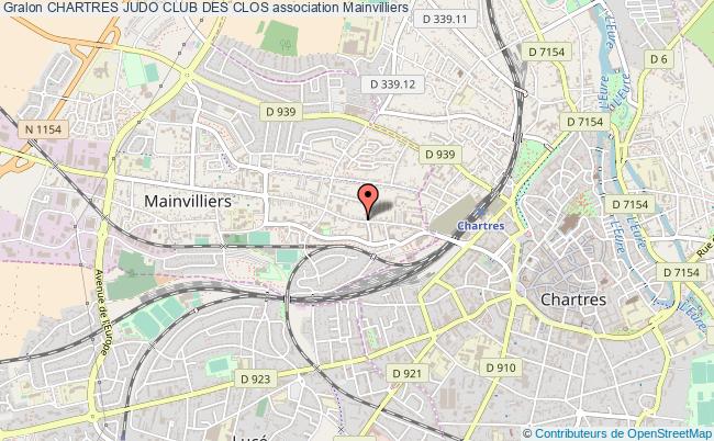 plan association Chartres Judo Club Des Clos Mainvilliers
