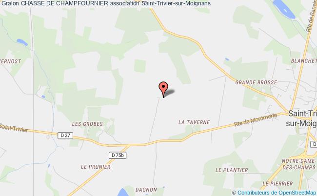 plan association Chasse De Champfournier Saint-Trivier-sur-Moignans