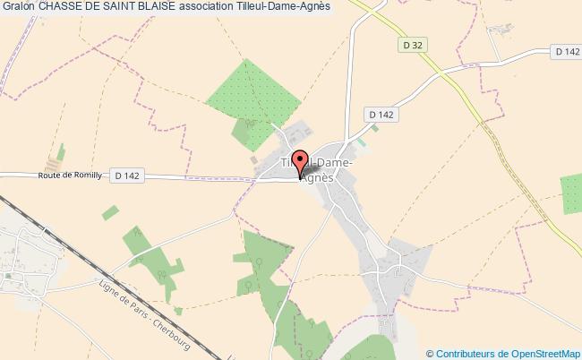plan association Chasse De Saint Blaise Tilleul-Dame-Agnès