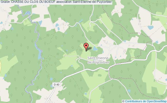 plan association Chasse Du Clos Du Boeuf Saint-Étienne-de-Puycorbier