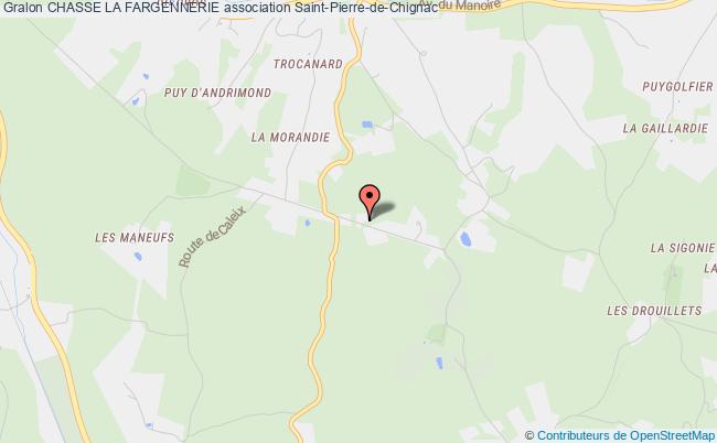 plan association Chasse La Fargennerie Saint-Pierre-de-Chignac