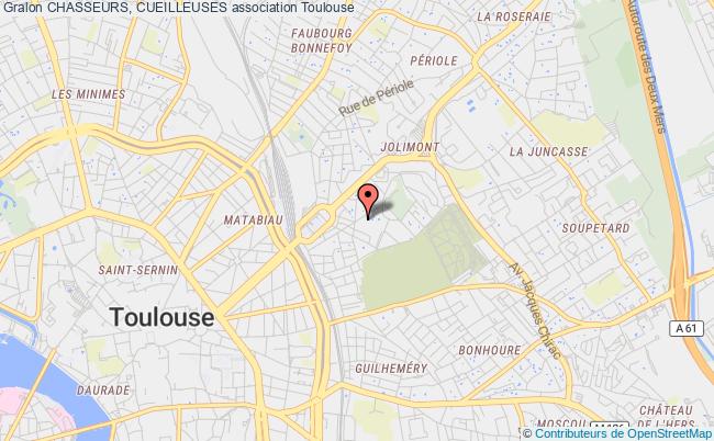 plan association Chasseurs, Cueilleuses Toulouse