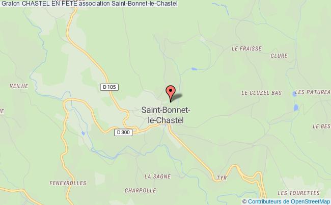 plan association Chastel En FÊte Saint-Bonnet-le-Chastel