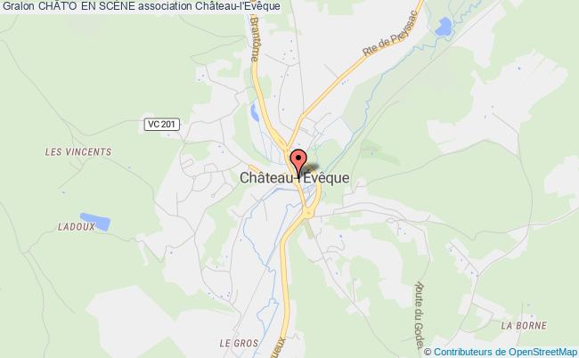 plan association ChÂt'o En ScÈne Château-l'Évêque