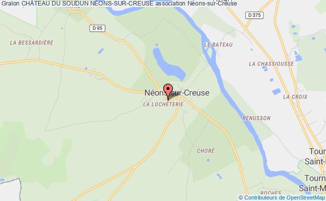 plan association ChÂteau Du Soudun NÉons-sur-creuse Néons-sur-Creuse