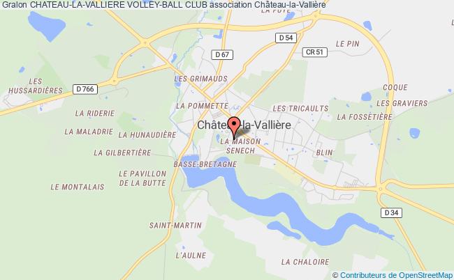 plan association Chateau-la-valliere Volley-ball Club Château-la-Vallière