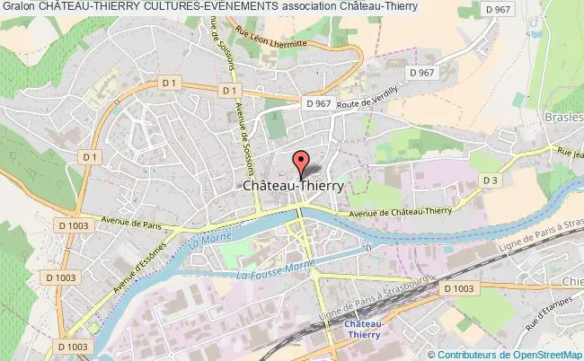 plan association ChÂteau-thierry Cultures-evÉnements Château-Thierry