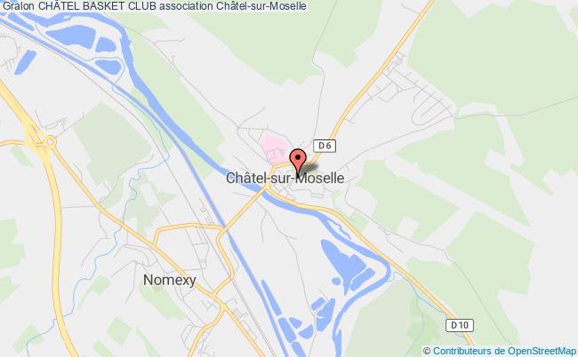 plan association ChÂtel Basket Club Châtel-sur-Moselle