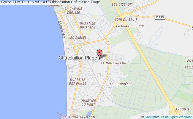 plan association Chatel Tennis Club Châtelaillon-Plage