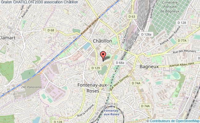 plan association Chatillon 2030 Châtillon