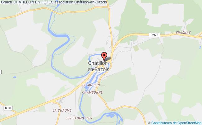 plan association Chatillon En Fetes Châtillon-en-Bazois