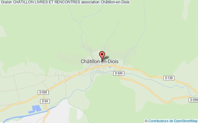 plan association ChÂtillon Livres Et Rencontres Châtillon-en-Diois