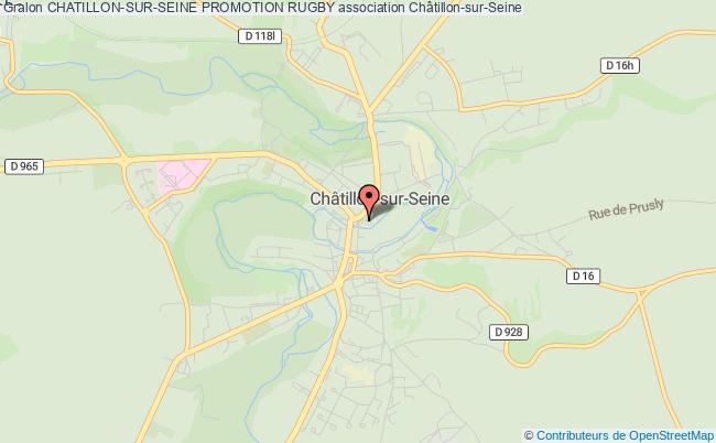 plan association Chatillon-sur-seine Promotion Rugby Châtillon-sur-Seine