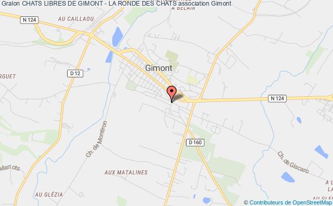 plan association Chats Libres De Gimont - La Ronde Des Chats Gimont