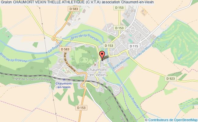 plan association Chaumont Vexin Thelle Athletique (c.v.t.a) Chaumont-en-Vexin