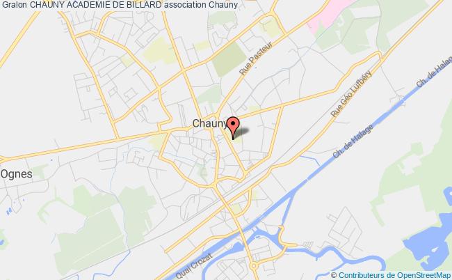 plan association Chauny Academie De Billard Chauny