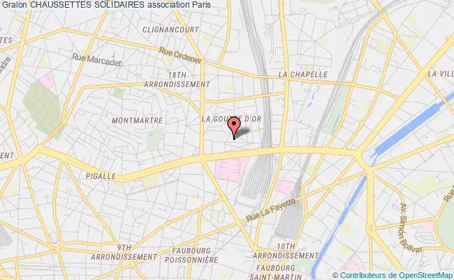 plan association Chaussettes Solidaires Paris