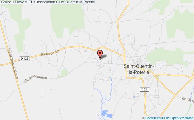 plan association Chavamieux Saint-Quentin-la-Poterie