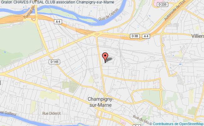 plan association Chaves Futsal Club Champigny-sur-Marne
