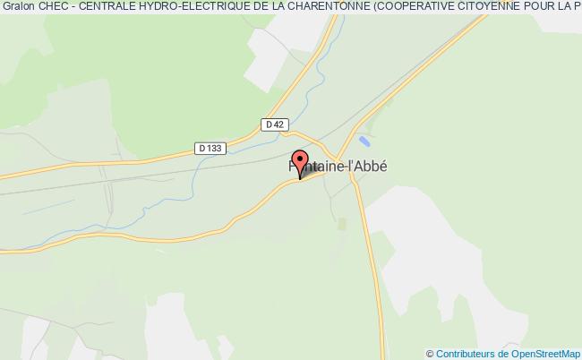 plan association Chec - Centrale Hydro-electrique De La Charentonne (cooperative Citoyenne Pour La Production D'energies Renouvelables Fontaine-l'Abbé