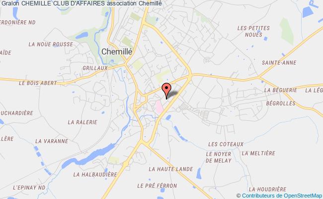 plan association Chemille Club D'affaires Chemillé-en-Anjou