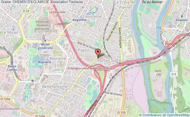 plan association Chemin D'eclaircie Toulouse