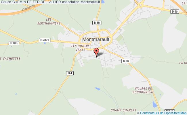 plan association Chemin De Fer De L'allier Montmarault