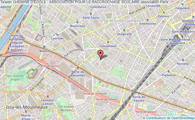 plan association Chemins D'ecole - Association Pour Le Raccrochage Scolaire Paris