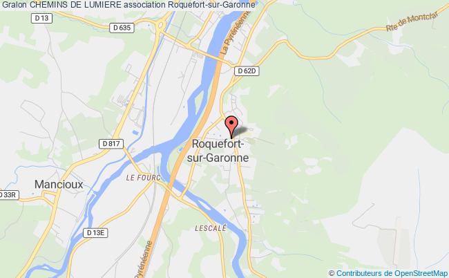 plan association Chemins De Lumiere Roquefort-sur-Garonne