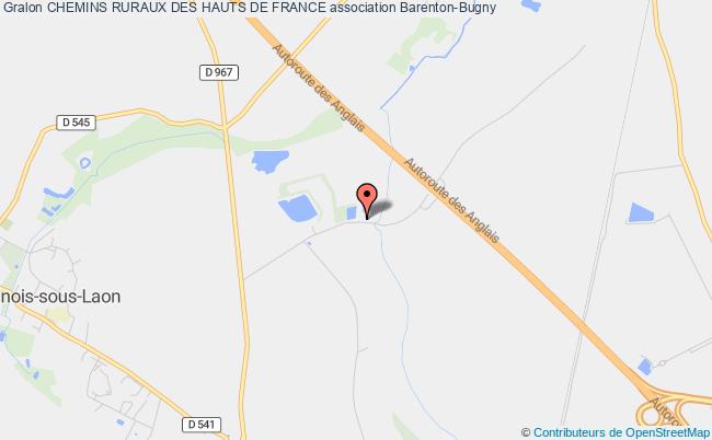 plan association Chemins Ruraux Des Hauts De France Barenton-Bugny