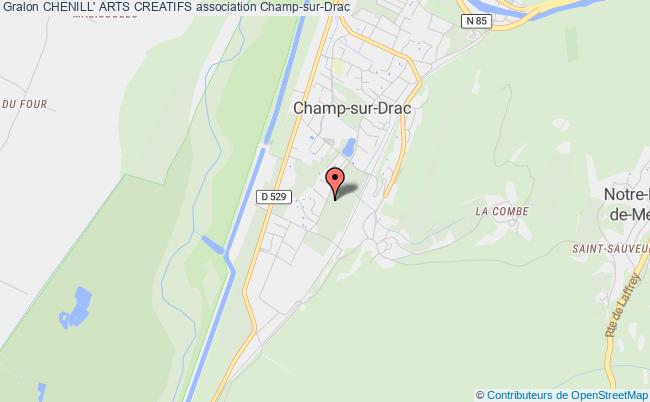 plan association Chenill' Arts Creatifs Champ-sur-Drac