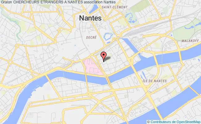 plan association Chercheurs Etrangers A Nantes Nantes