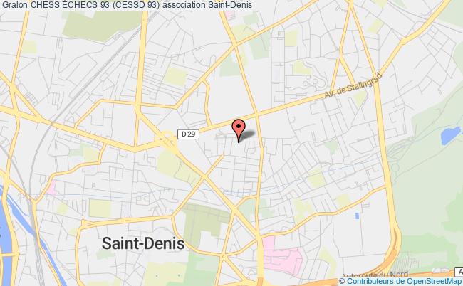 plan association Chess Échecs 93 (cessd 93) Saint-Denis