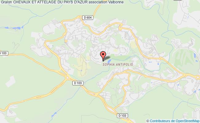 plan association Chevaux Et Attelage Du Pays D'azur Valbonne