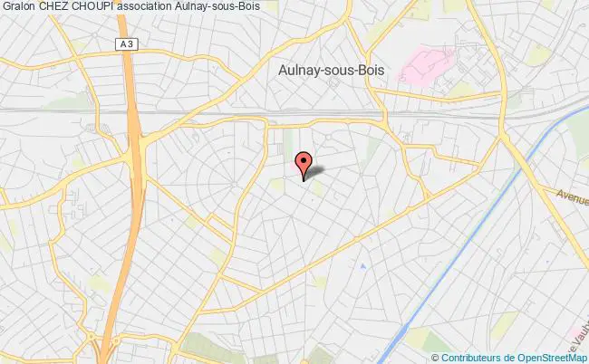 plan association Chez Choupi Aulnay-sous-Bois