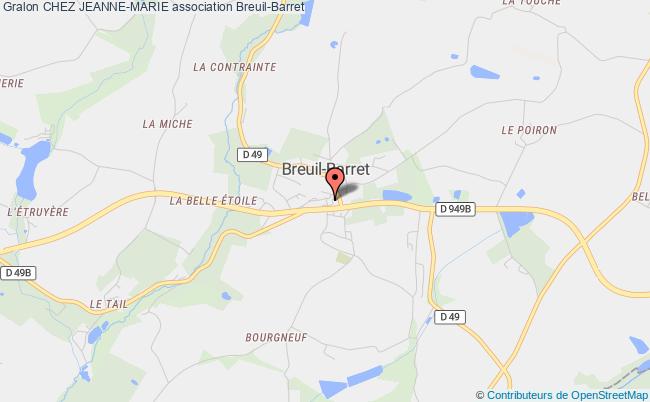 plan association Chez Jeanne-marie Breuil-Barret