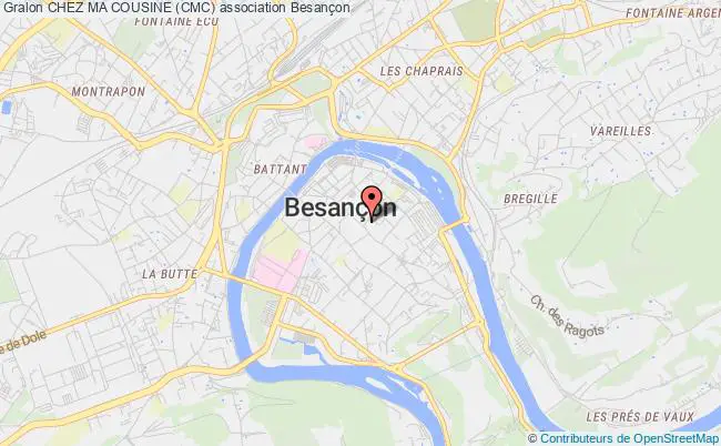 plan association Chez Ma Cousine (cmc) Besançon