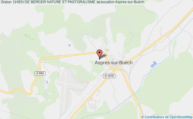 plan association Chien De Berger Nature Et Pastoralisme Aspres-sur-Buëch