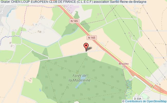plan association Chien Loup Europeen Club De France (c.l.e.c.f) Sainte-Reine-de-Bretagne