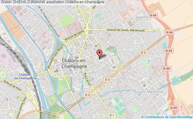 plan association Chiens Zurbains Châlons-en-Champagne