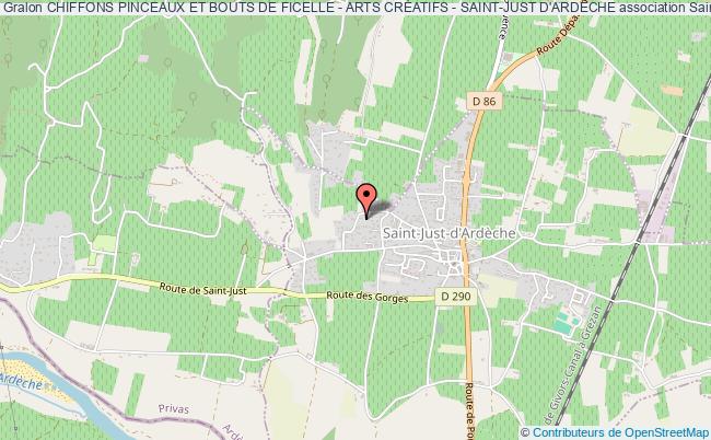 CHIFFONS PINCEAUX ET BOUTS DE FICELLE - ARTS CRÉATIFS - SAINT-JUST D'ARDÈCHE