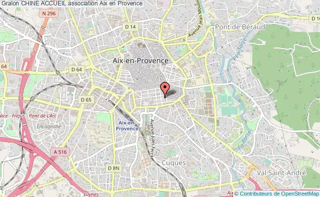 plan association Chine Accueil Aix-en-Provence