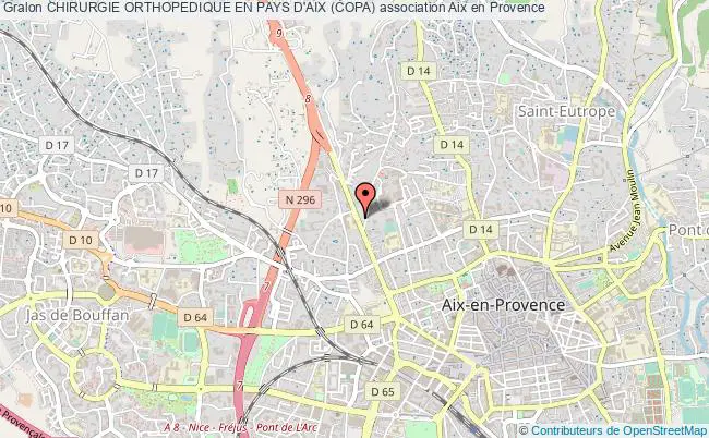 plan association Chirurgie Orthopedique En Pays D'aix (copa) Aix-en-Provence