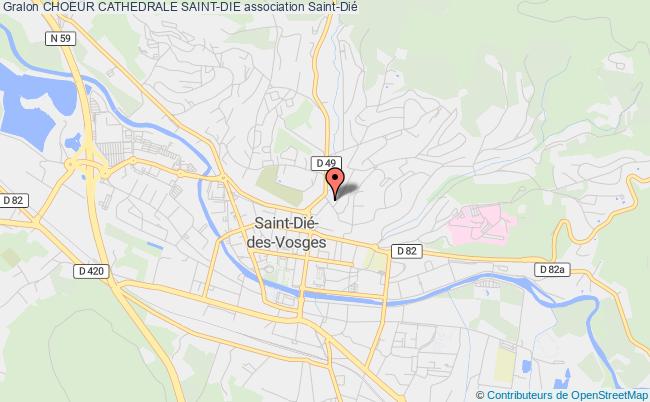 plan association Choeur Cathedrale Saint-die Saint-Dié-des-Vosges