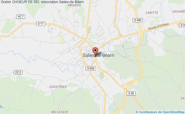 plan association Choeur De Sel Salies-de-Béarn